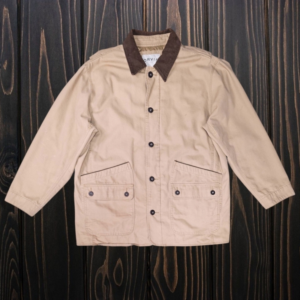 ORVIS CANVAS QUILT LINED CHORE JACKET